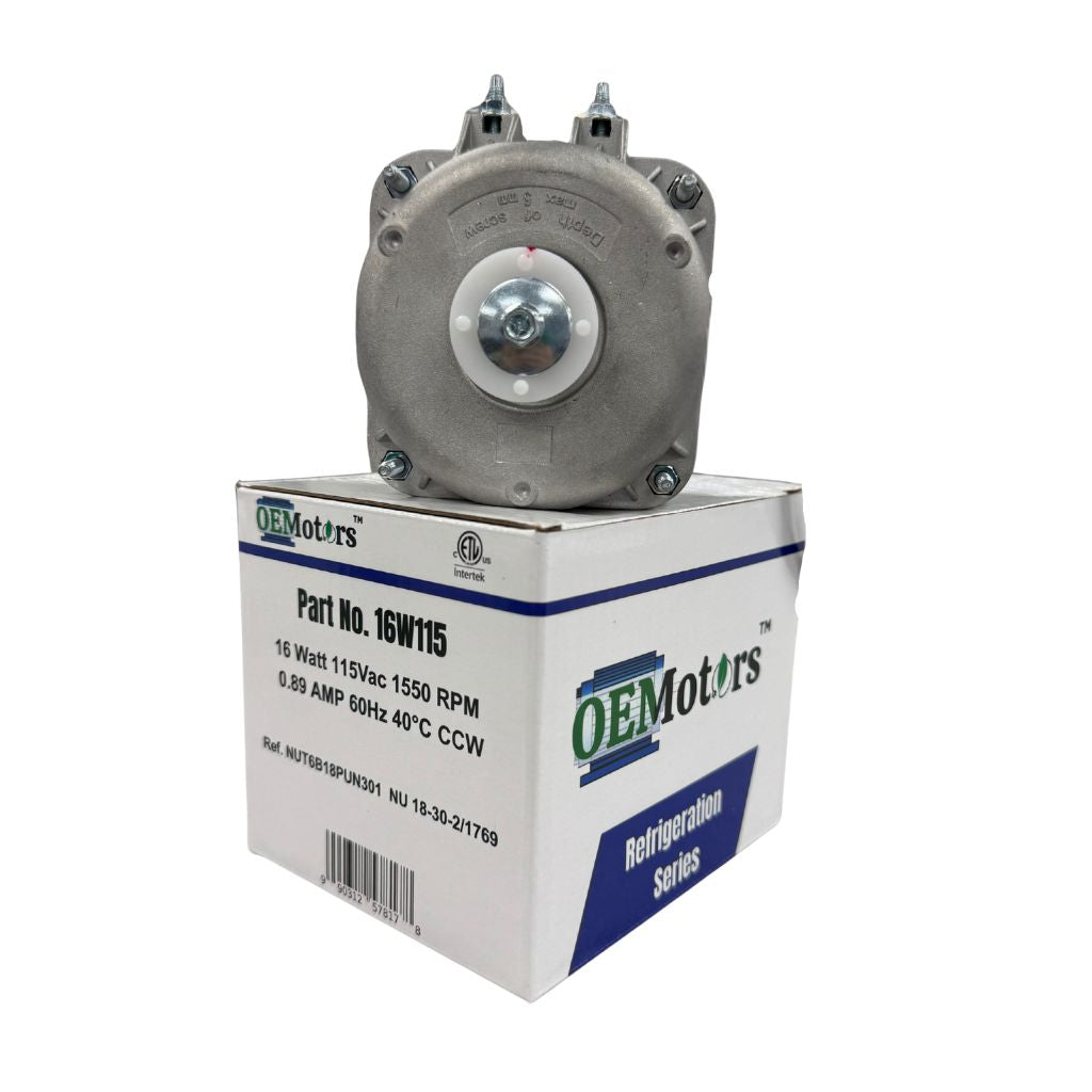 16W115 HVAC/R Motors, Refrigeration Motors