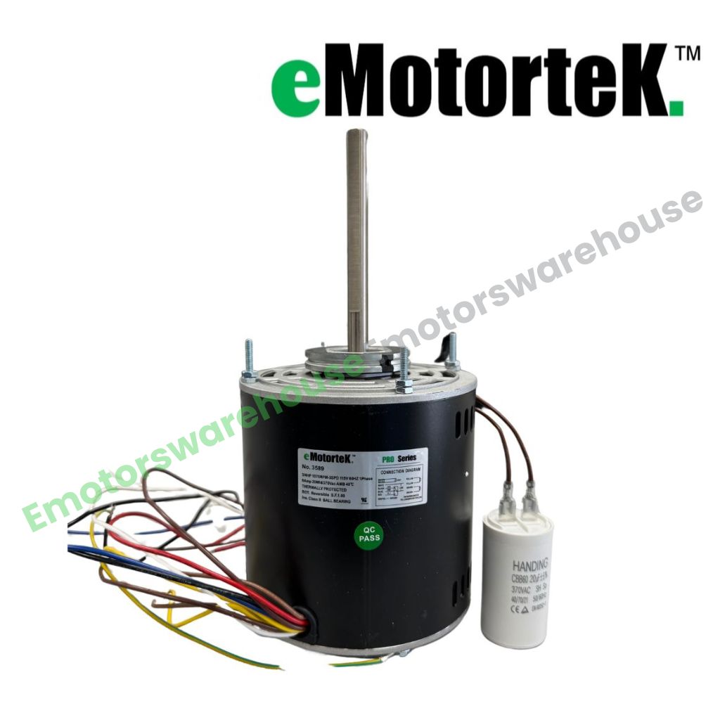 3589 HVAC/R Motors, Fan and Blower Motor