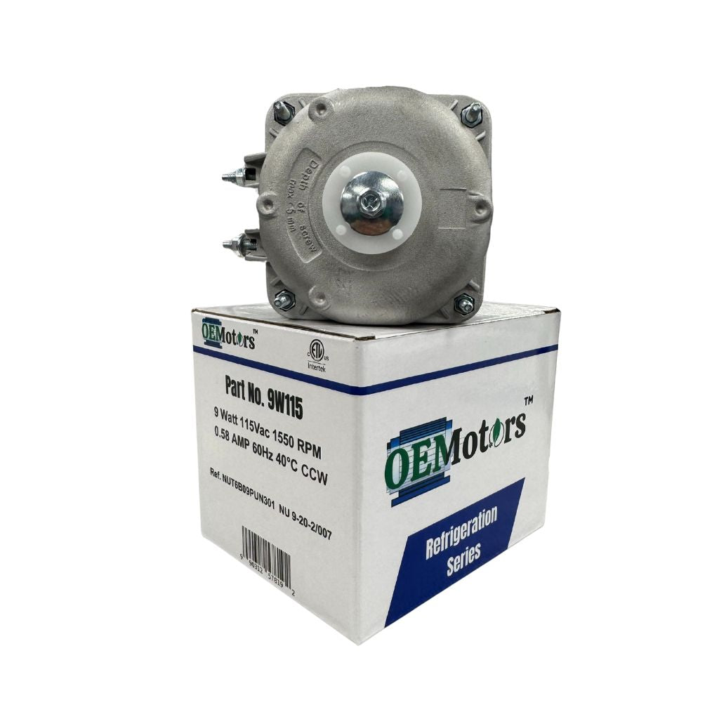 9W115 HVAC/R Motors, Refrigeration Motors