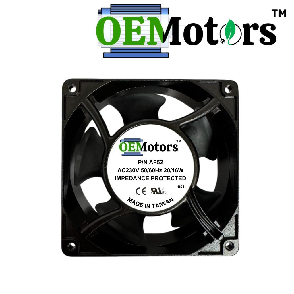 Ventilateur axial AF52, 100 pi³/min, 230 V