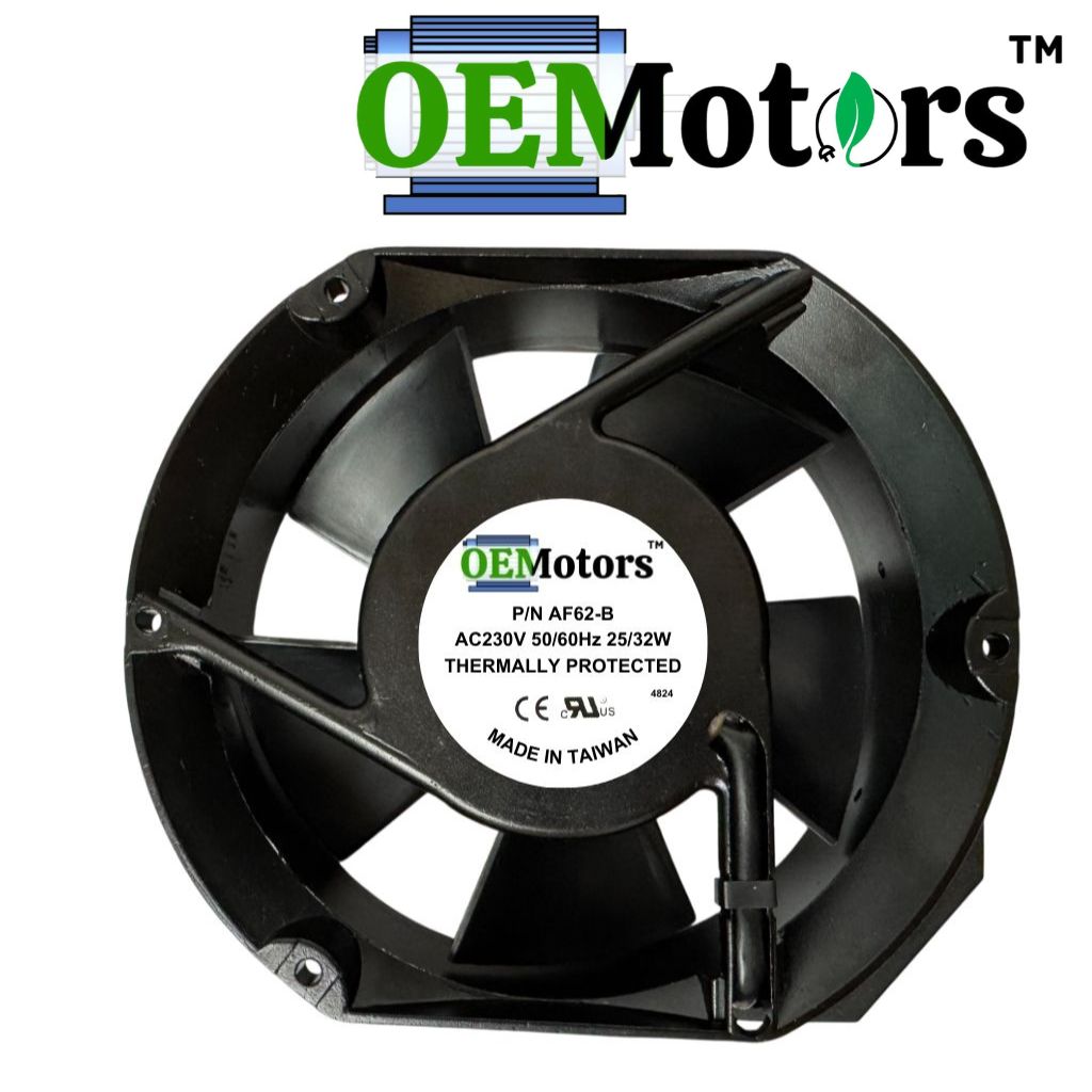 Ventilateur axial AF62-B, 240 pi³/min, 230 V