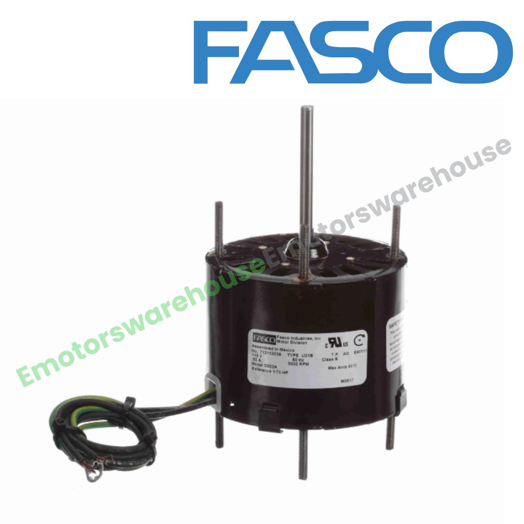 D032A HVAC/R Motors, Fan and Blower Motors