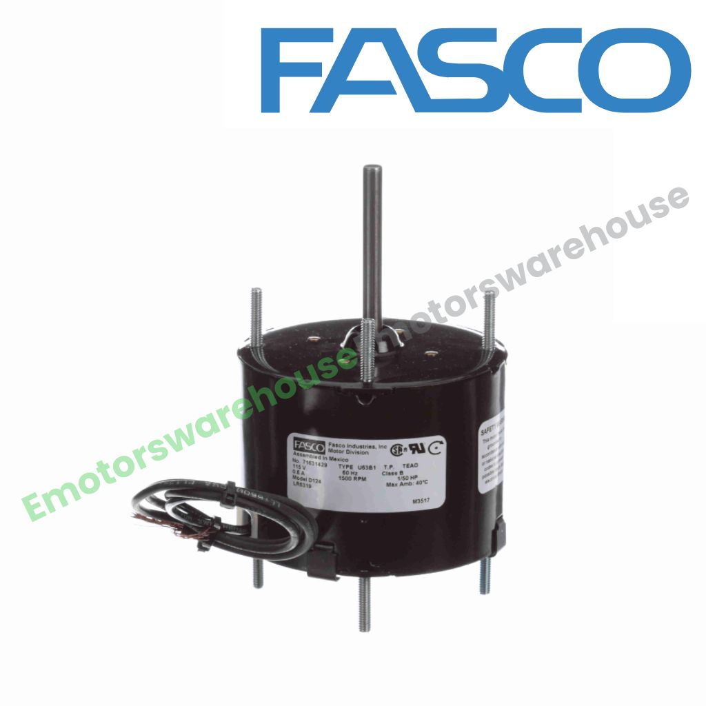 D124 HVAC/R Motors, Fan and Blower Motors