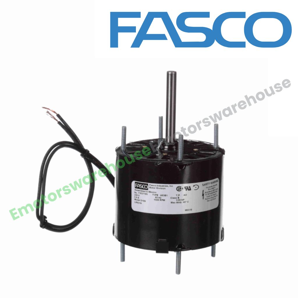 D189 HVAC/R Motors, Fan and Blower Motors