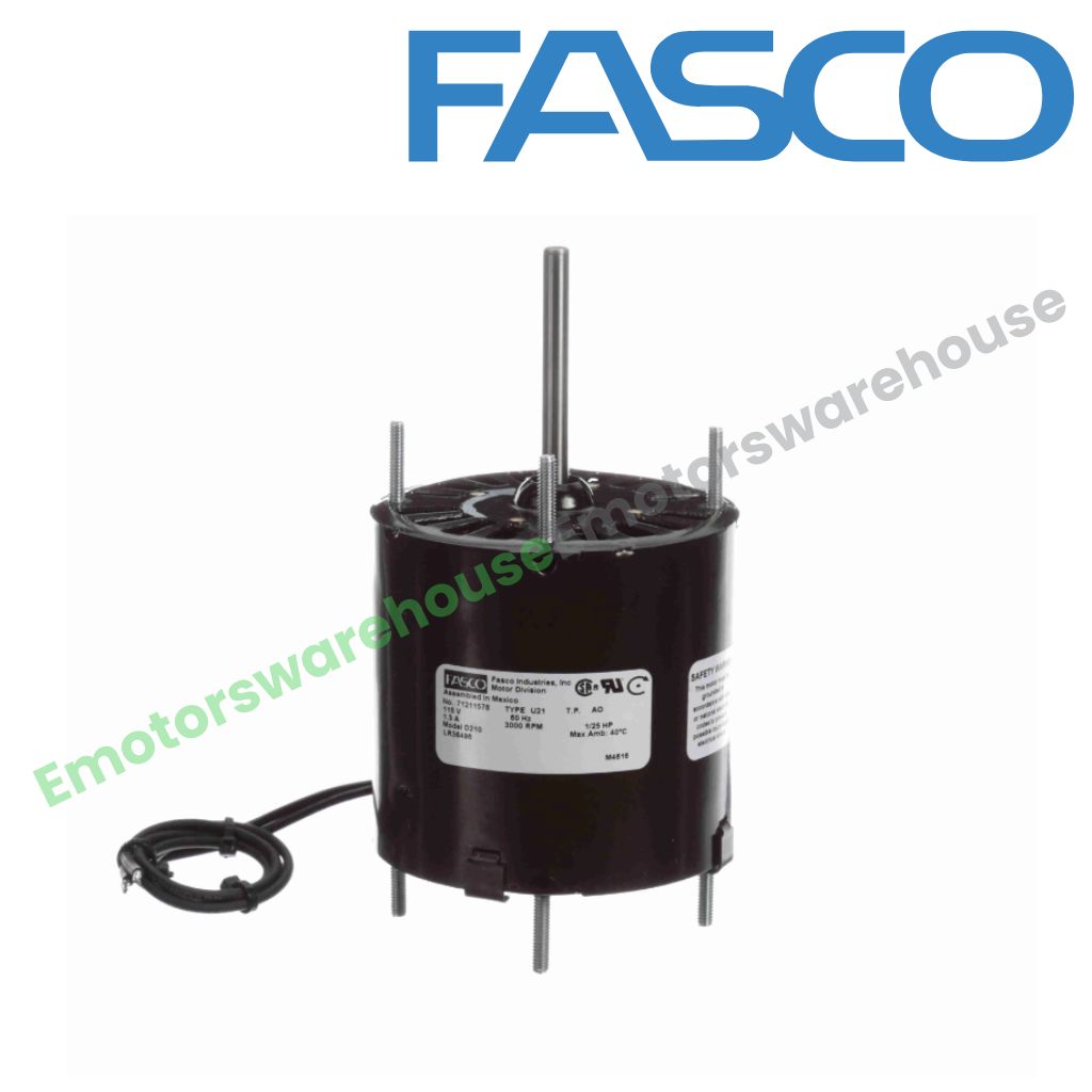 D210 HVAC/R Motors, Fan and Blower Motor