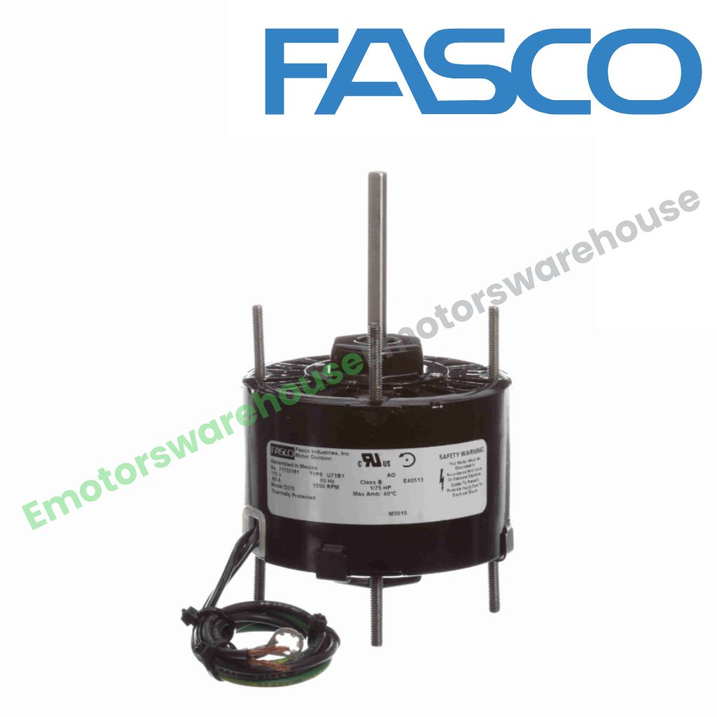 D370 HVAC/R Motors, Fan and Blower Motors