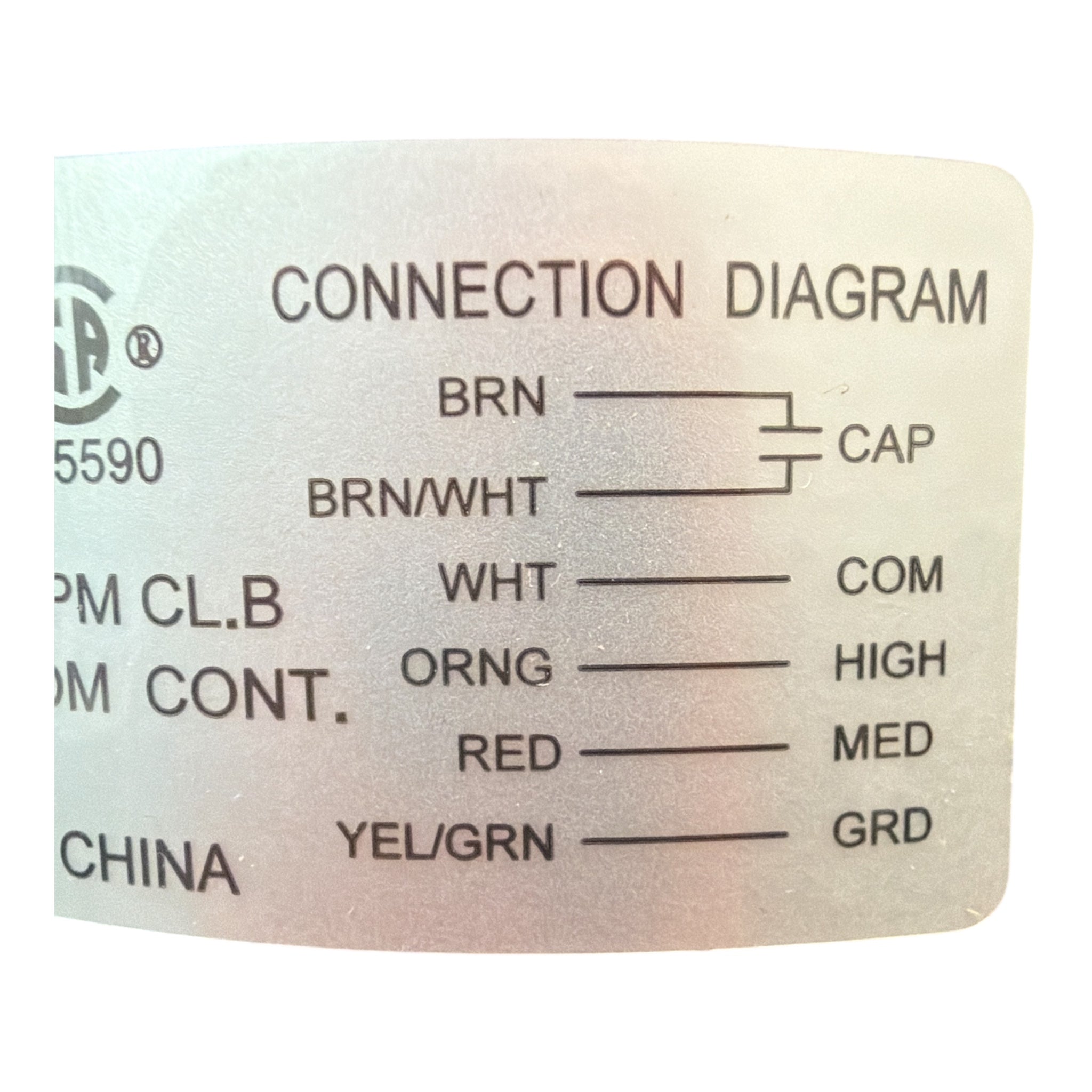 11811 HVAC/R Motors, OEM Replacement Venmar ER40200, 7190-1508, 7190-1235