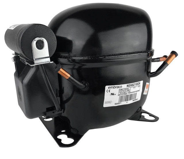 NEK6210GK2 Embraco Refrigeration Compressor, 5355 BTU/h 208-230V R-404A