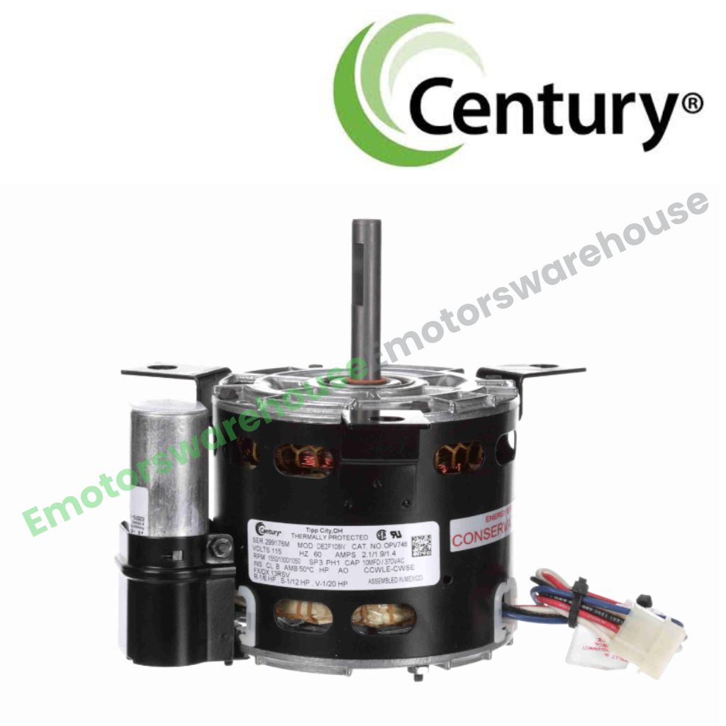 OPV748 HVAC/R Motors , OEM Replacement *No Longer Available See No. 63748*