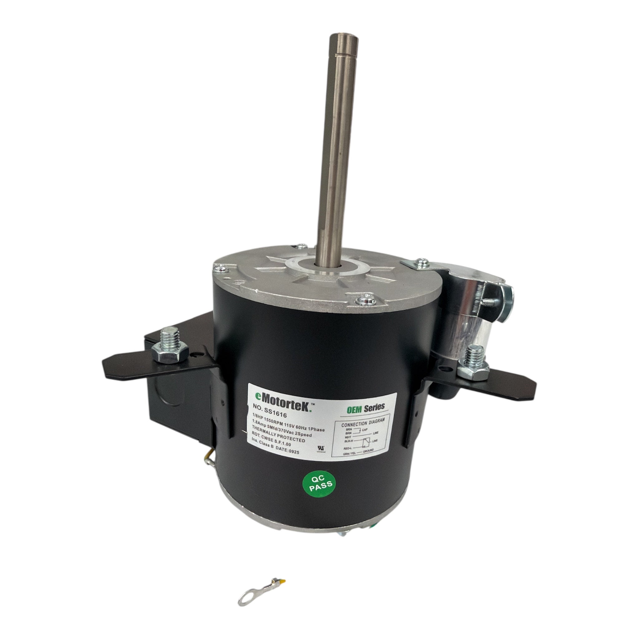 SS1616 HVAC/R Motors, OEM Replacement Elco 3RGMU90-50-2V/1, 40101616, EC-AF-1616