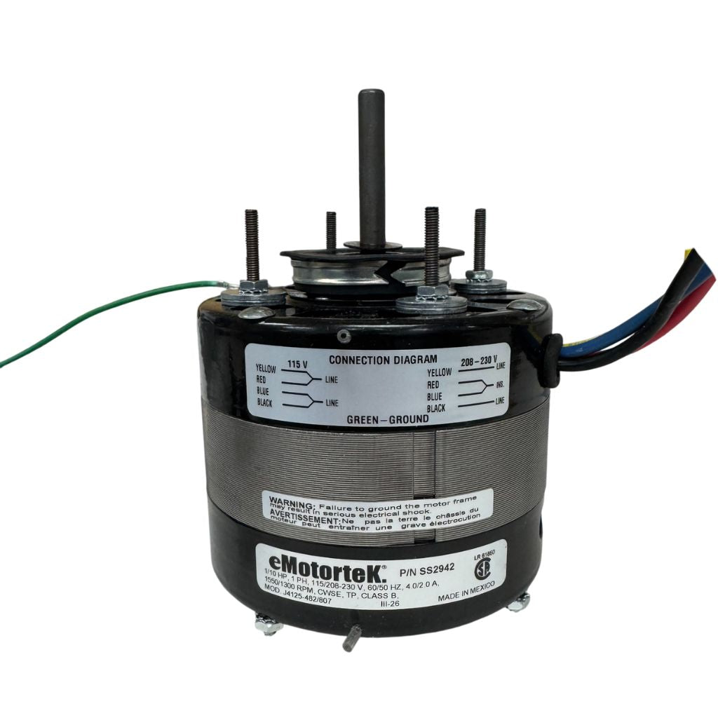 SS2942 (D480) HVAC/R Motors, OEM Replacement Copeland 050-0167-00
