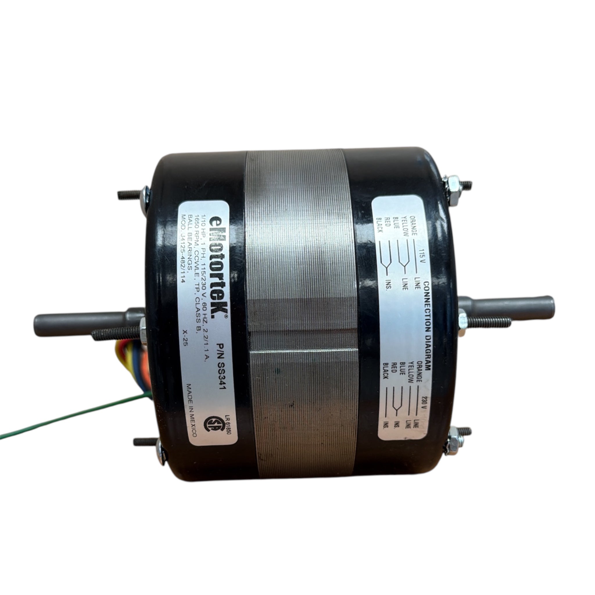 SS341, moteurs, ventilateurs et souffleries CVC/R