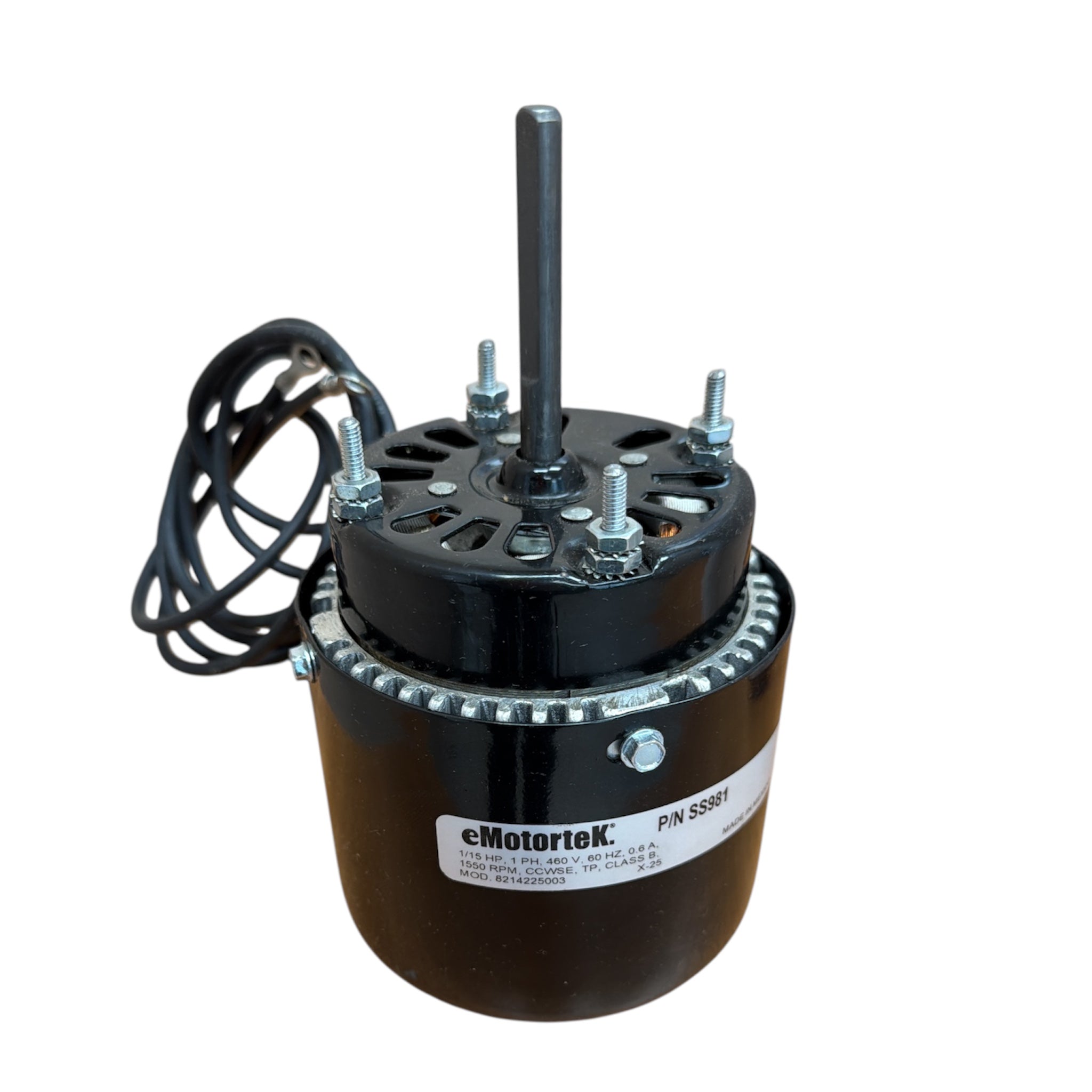 SS981 (D475) HVAC/R Motors, OEM Replacement Tecumseh 810G037A47