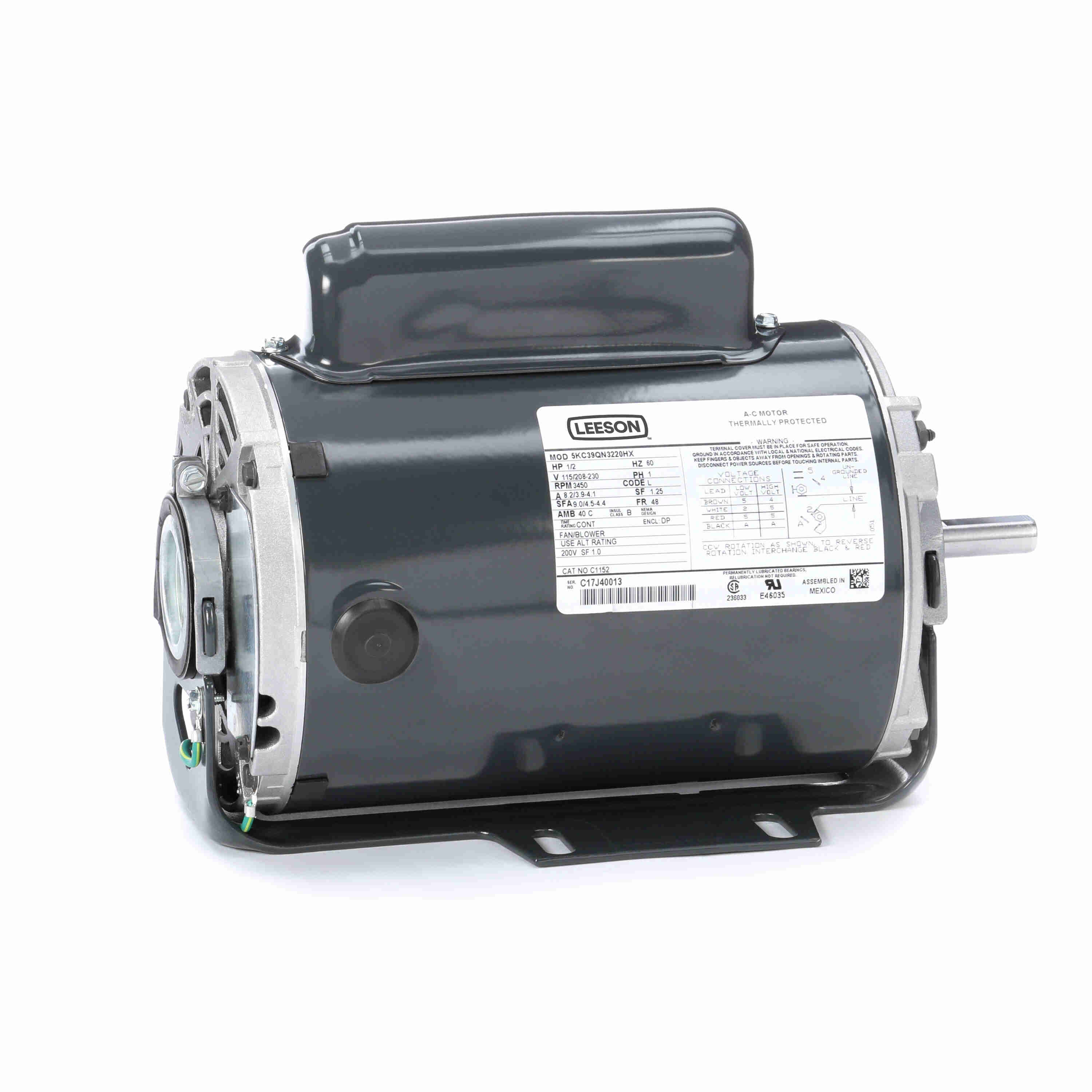 C1152, HVAC/R Motors, General Purpose Motors