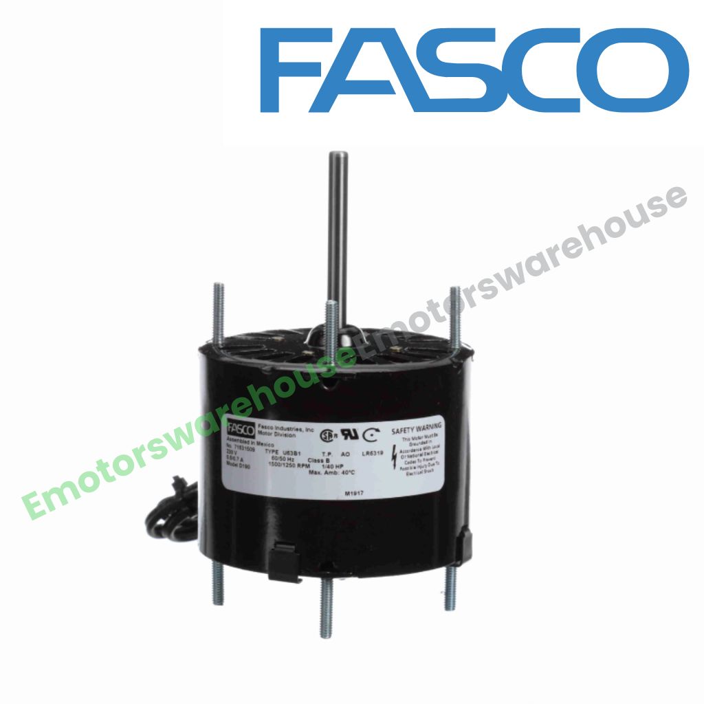 D190 HVAC/R Motors, Fan and Blower Motors