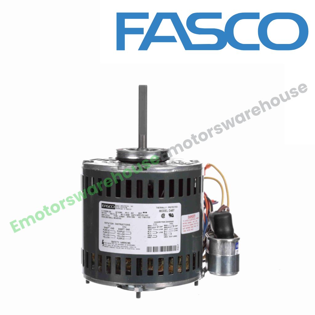 D487 HVAC/R Motors, Condenser Fan Motors
