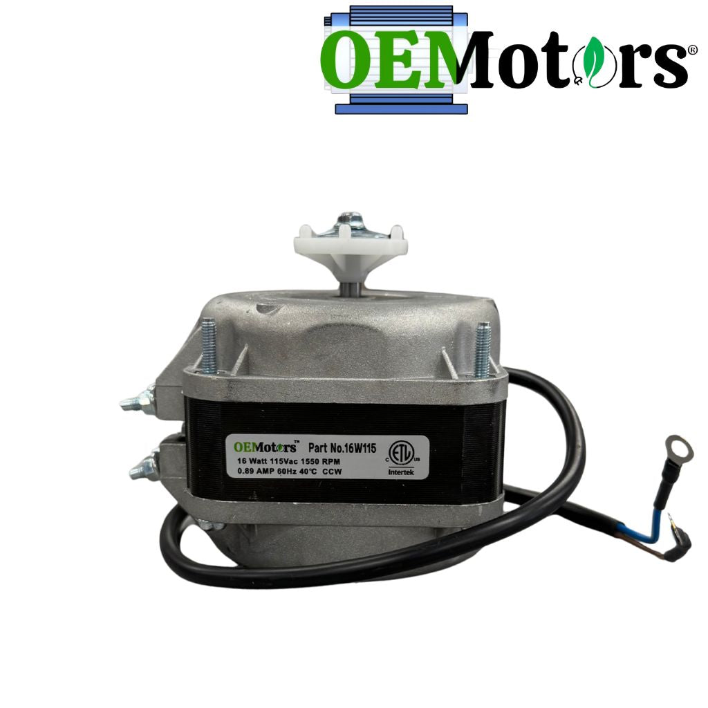 16W115 HVAC/R Motors, Refrigeration Motors