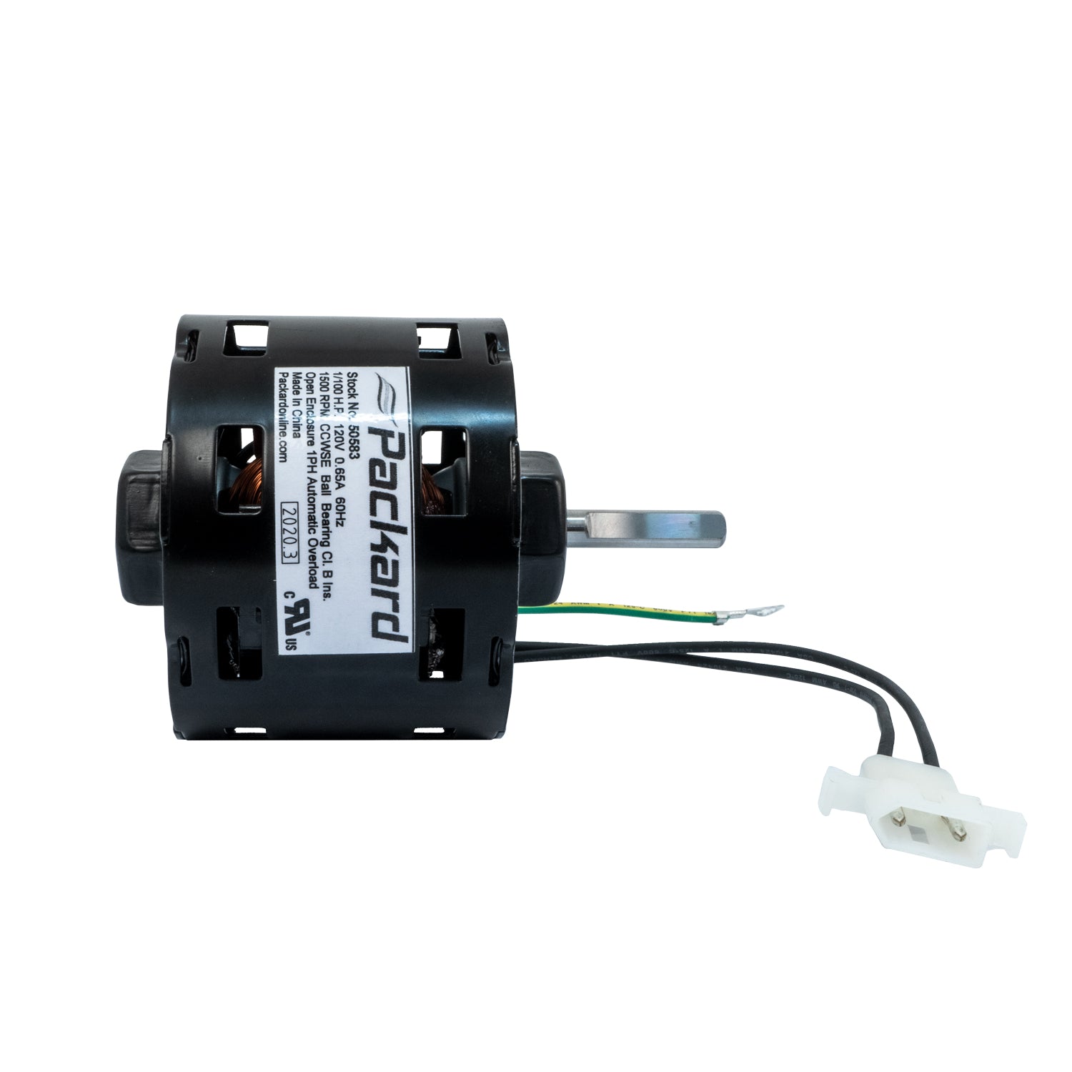 Packard 50583, HVAC/R Motors, OEM Replacement, Shaded Pole
