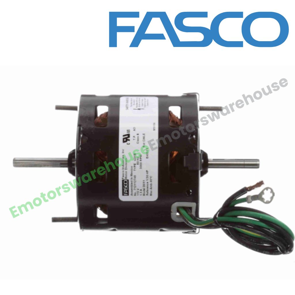 D011 HVAC/R Motors Fan and Blower Motors