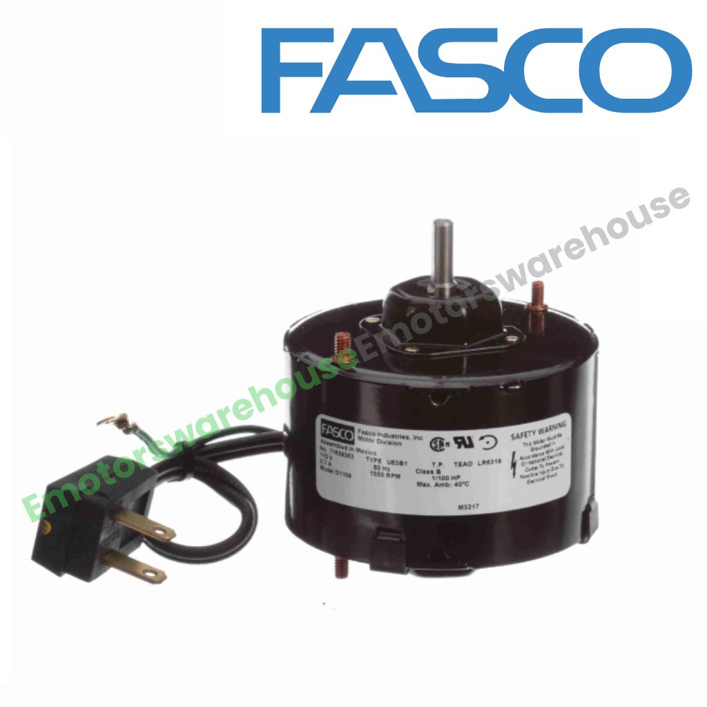 D1109 HVAC/R Motors OEM Replacement