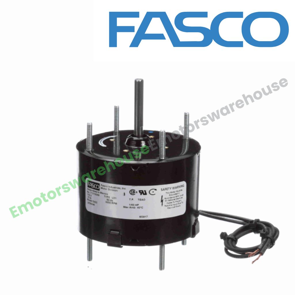 D402 HVAC/R Motors Fan and Blower Motors