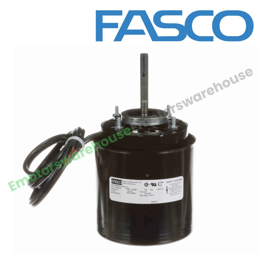 D470 HVAC/R Motors Refrigeration Motor