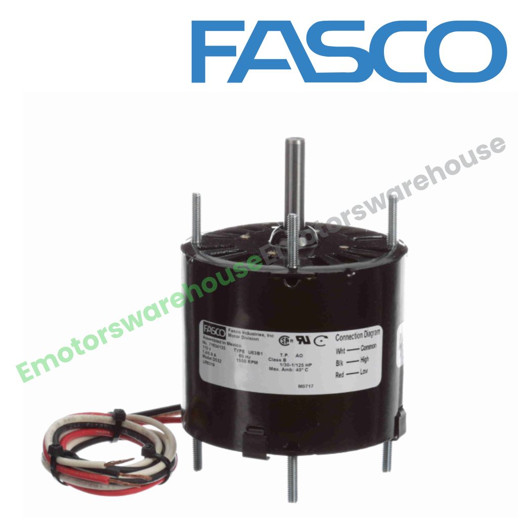 D532 HVAC/R Motors Fan and Blower Motors