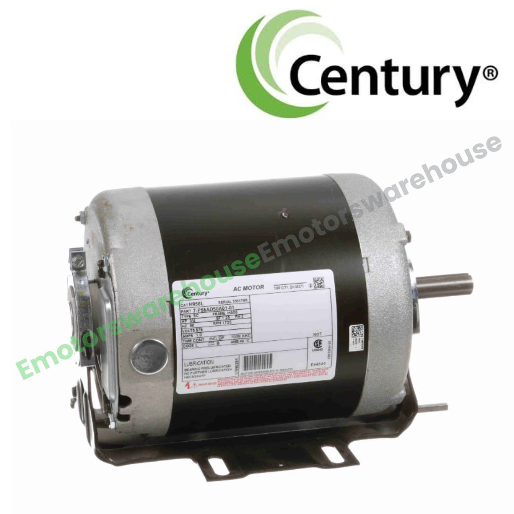 H958L, HVAC/R Motors, General Purpose, Three Phase