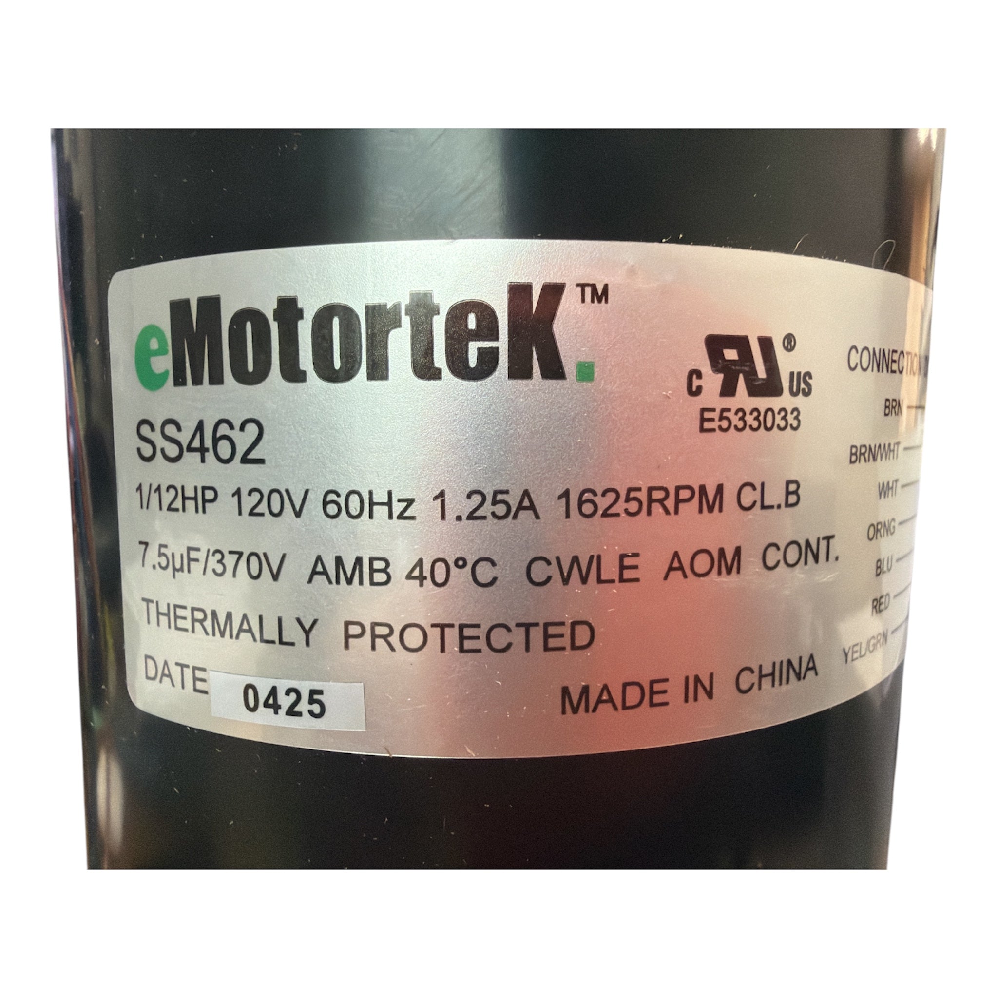 SS462, HVAC/R Motors, OEM Replacement