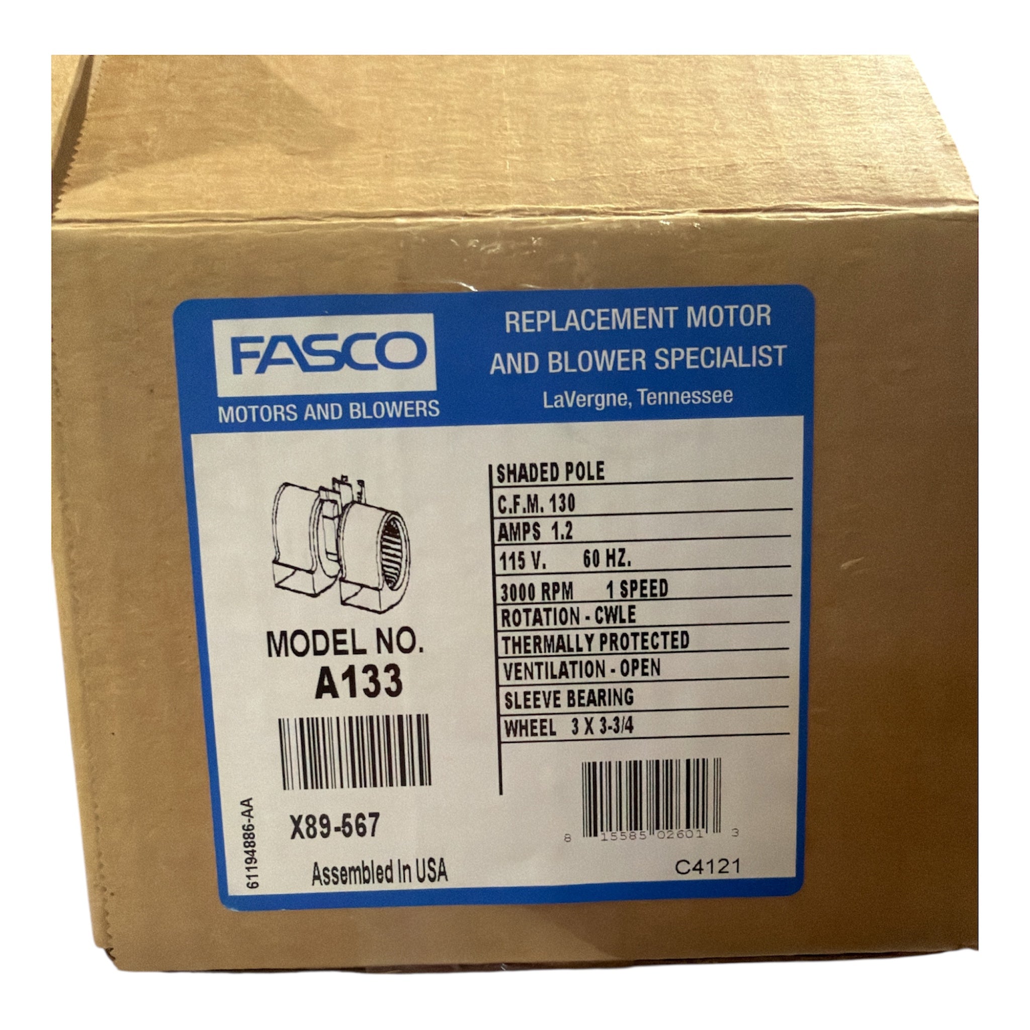 A133 Centrifugal Blower