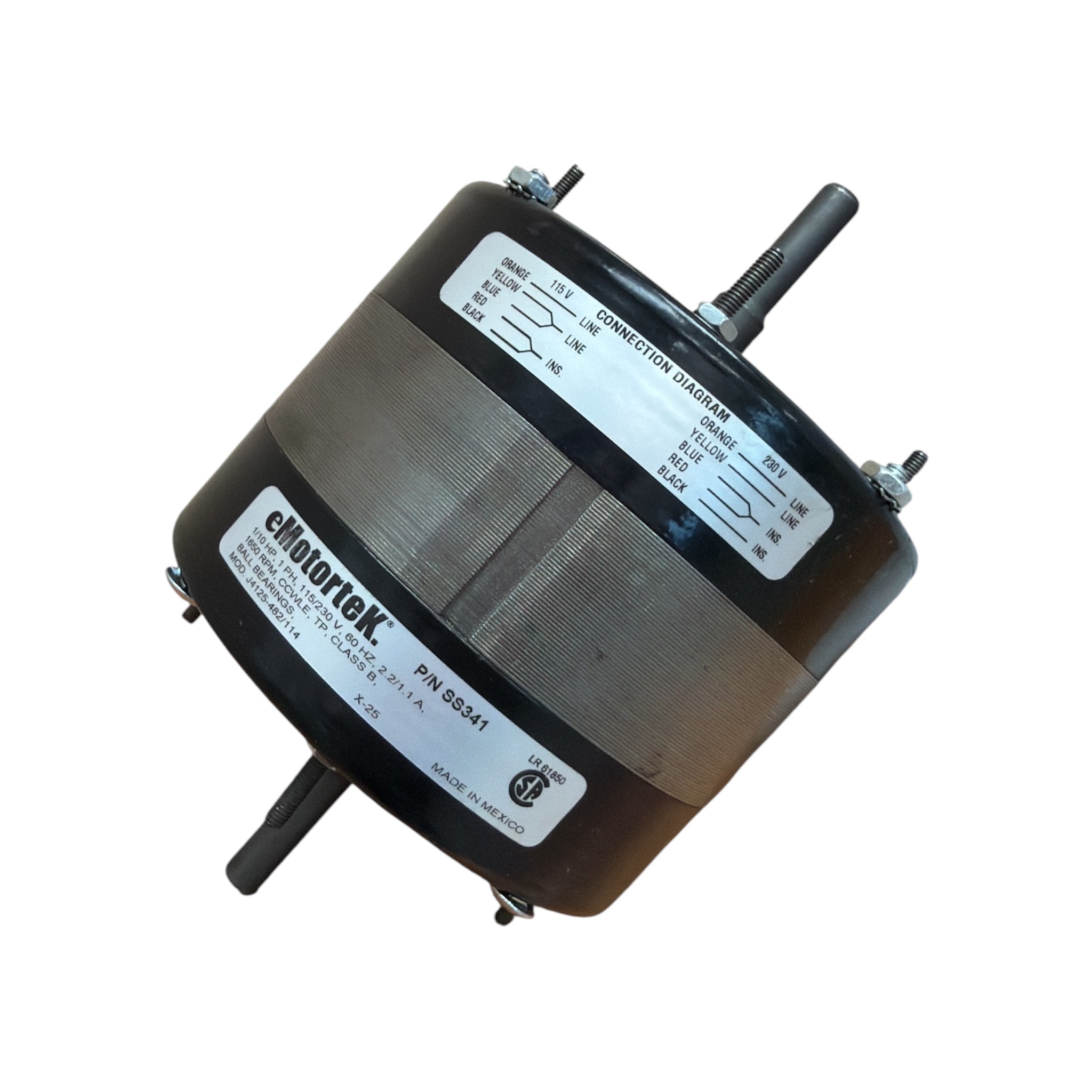 SS341 HVAC/R Motors, OEM Replacement